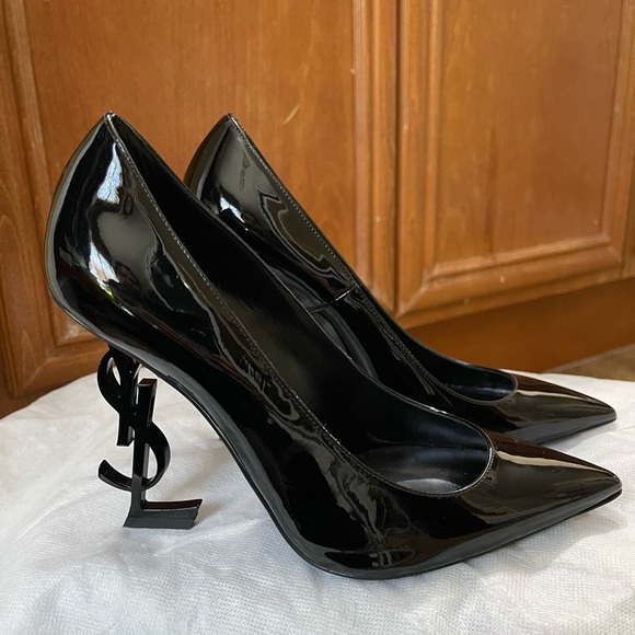 OPYUM PUMPS IN PATENT LEATHER 7.5 - Picture 2 of 6